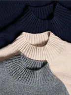 Moda i Uroda OUTLET - Reserved - Wełniany sweter - szary - miniaturka - grafika 1