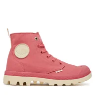 Botki damskie - Trapery Palladium Pampa Duo Chrome 74470-699-M Różowy - miniaturka - grafika 1
