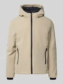 Kurtki męskie - Kurtka z kapturem i kieszeniami zapinanymi na zamek błyskawiczny model ‘EON’ - miniaturka - grafika 1