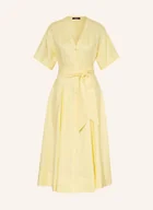 Sukienki - Weekend Max Mara Sukienka Z Lnu Assenzi gelb - miniaturka - grafika 1