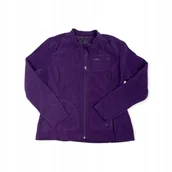 Bluzy damskie - Rozpinana fioletowa bluza damska Tommy Hilfiger XL - miniaturka - grafika 1