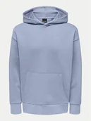 Bluzy męskie - Only & Sons Bluza Dan 22026661 Niebieski Relaxed Fit - miniaturka - grafika 1