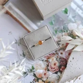 Pierścionki - Pierścionek z cytrynem - miniaturka - grafika 1