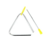 Akcesoria do perkusji - Trójkąt muzyczny Kera T8 stalowy głośny 20 cm - miniaturka - grafika 1