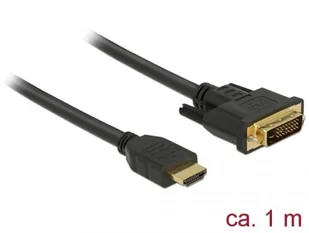 Delock 85652 Dwukierunkowy kabel HDMI do DVI 24+1 1 m - Kable - miniaturka - grafika 5