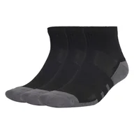 Skarpetki męskie - Skarpety za kostkę ADIDAS ESS CC QRT 3P JC6453 – Czarny - miniaturka - grafika 1