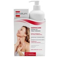 Zestawy kosmetyków damskich - Emolium Dermocare Zestaw Szampon do włosów, 200 ml + Żel do mycia, 400 ml - miniaturka - grafika 1