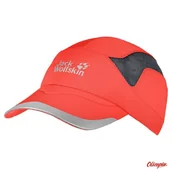 Czapki męskie - Czapka z daszkiem Jack Wolfskin Passion light cap hot coral - miniaturka - grafika 1