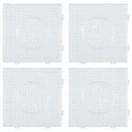 Prace ręczne dla dzieci - La Manuli 4x Podkładki do koralików do prasowania 14.5 cm - miniaturka - grafika 1