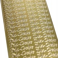 Scrapbooking - STICKERSY NAKLEJKI ozdobne złote Dla Ciebie - miniaturka - grafika 1