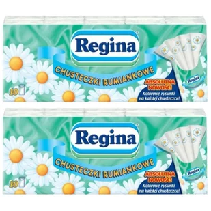 Regina chusteczki HIGIENICZNE RUMIANKOWE 10X24 - Chusteczki higieniczne - miniaturka - grafika 2