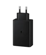 Ładowarki do telefonów - Ładowarka Samsung Trio P-T6530Nbegww Usb-A 2X Usb-C 65W Czarna - miniaturka - grafika 1