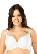 Biustonosze - Pepite Biustonosz Push Up Gładki 80E - miniaturka - grafika 1