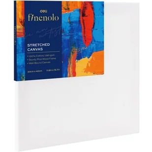 Podobrazie malarskie FINENOLO 30x40cm 280g/m2 100% bawełna EC279-7 DELI - Przybory szkolne - miniaturka - grafika 1