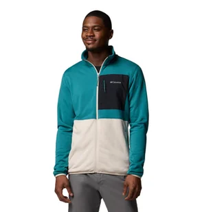 Polar męski Columbia HIKE FULL ZIP niebieski 2097581364 - Bluzy męskie - miniaturka - grafika 1