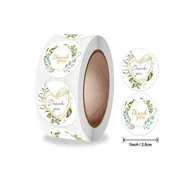 Scrapbooking - Naklejki Ozdobne Okrągłe Thank You Mix 100 Szt. - miniaturka - grafika 1