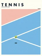 Podkładki pod mysz - PODKŁADKA POD MYSZ Z Nadrukiem 22x18 cm Tennis Sport ART Tekst Prezent - miniaturka - grafika 1