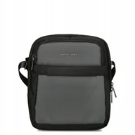 Torby męskie - Torba Saszetka Męska Na Ramię Pierre Cardin Raportówka Pojemna Duża Czarna - miniaturka - grafika 1