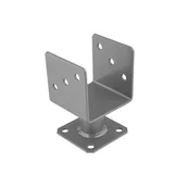 Kotwy - Podstawa słupa 101x101x163 mm PMFU 100 ZN ocynk Domax - miniaturka - grafika 1