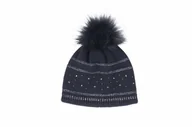 Akcesoria jeździeckie - Pikeur Czapka zimowa z pomponem - navy - miniaturka - grafika 1