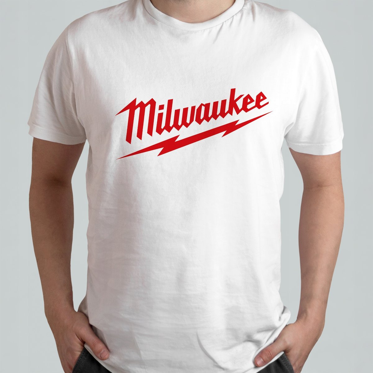 ŚWIĄTECZNA KOSZULKA MĘSKA ŚMIESZNA T-SHIRT Milwaukee MAJSTER FACHOWIEC 2