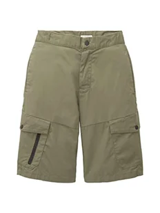 TOM TAILOR Chłopięce dziecięce szorty cargo bermudy, 10415 - Dusty Olive Green, 140 - Spodenki damskie - miniaturka - grafika 1