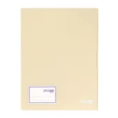 Teczki i skoroszyty - Album ofertowy Strigo A4 20 koszulek beżowy - miniaturka - grafika 1