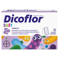 Układ pokarmowy - Dicoflor Baby, dla niemowląt i dzieci, 10 saszetek - miniaturka - grafika 1