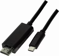 Czytniki kart pamięci - Logilink USB-C HDMI 1.8m UA0329 - miniaturka - grafika 1