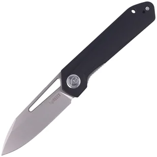 Nóż składany Kubey Knife Royal, Black G10, Bead Blasted D2 (KU321A) - Noże - miniaturka - grafika 1