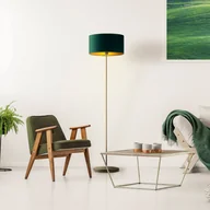 Lampy stojące - Lampa stojąca lampa podłogowa Led E27 do salonu butelkowa zieleńWERONA GOLD - miniaturka - grafika 1