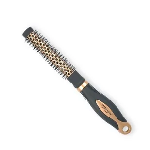 Top Choice Exclusive Szczotka do włosów rozm XS okrągła złoto/czerń 62001-02) - Szczotki i grzebienie do włosów - miniaturka - grafika 1