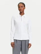 Koszule damskie - KARL LAGERFELD Koszula A3W17103 Biały Slim Fit - miniaturka - grafika 1