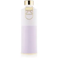 Butelki dla niemowląt - Equa Mismatch szklana butelka na wodę + osłona ze sztucznej skóry kolor Lila 750 ml - miniaturka - grafika 1