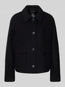 Płaszcze męskie - Kurtka wełniana z wykładanym kołnierzem - miniaturka - grafika 1