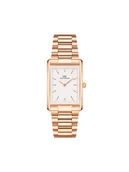 Zegarki męskie - Daniel Wellington Zegarek Bound 9-Link DW00100702 Złoty - miniaturka - grafika 1