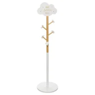 Wieszaki i stojaki - Wieszak na ubrania dla dziecka, MDF, 135,5 cm, z chmurką - miniaturka - grafika 1