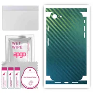 Szkła hartowane na telefon - Folia naklejka skórka strukturalna na TYŁ+BOKI do Apple iPhone SE (2020) -  Carbon Kameleon CAKA1 - apgo SKINS - miniaturka - grafika 1