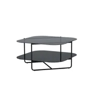 Ławy i stoliki kawowe - UnLine stolik kawowy 1 półka czarna. - miniaturka - grafika 1