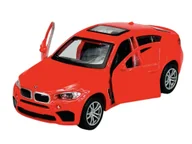 Samochody i pojazdy dla dzieci - MAISTO BMW X6 M F16 CZERWONY Z NAPĘDEM 1:42 - miniaturka - grafika 1