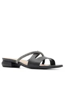 Klapki i japonki damskie - Badura Klapki BRITTOLI-A022 Czarny - miniaturka - grafika 1