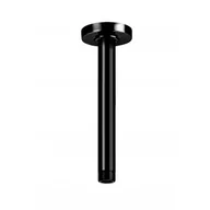 Akcesoria do armatury i ceramiki - ROCA A5B0550CN0 TITANIUM BLACK Ramię prysznicowe sufitowe proste 200mm - miniaturka - grafika 1
