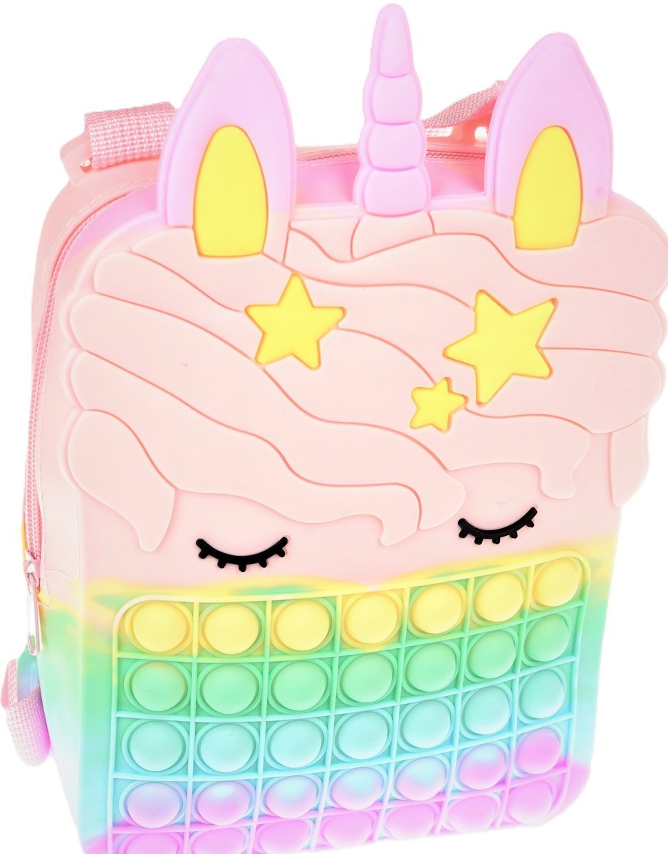 PLECAK POP IT SENSORYCZNY ANTYSTRESOWY PUSH 21cm x16cm