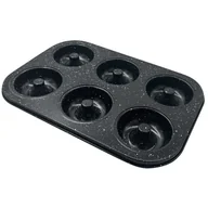 Formy do ciast - GRANITOWA FORMA DO PIECZENIA 6 PĄCZKÓW DONUT KLAUSBERG KB-7840 - miniaturka - grafika 1