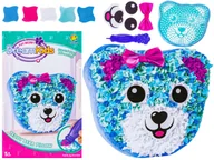 Prace ręczne dla dzieci - KREATYWNY KOLOROWY ZESTAW WYSZYWANKA, MASKOTKA, DO SZYCIA - miniaturka - grafika 1