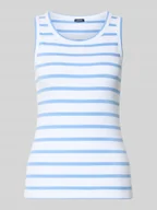 Koszulki i topy damskie - Top o kroju slim fit z wyhaftowanym logo model 'Telma' - miniaturka - grafika 1