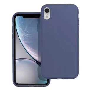 OEM Futerał matt do iphone xr niebieski - Etui i futerały do telefonów - miniaturka - grafika 1