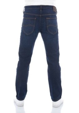 Męskie spodnie jeansowe proste Lee Daren Zip Fly Dark L707SGJW 36/34
