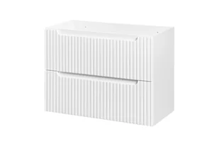 Szafka łazienkowa pod umywalkę Comad Nova 80 cm biały połysk 82-80-2S - Szafki łazienkowe - miniaturka - grafika 1