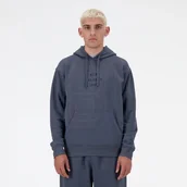 Bluzy męskie - Bluza New Balance z kapturem Graphic Hoodie M MT41517GT S - miniaturka - grafika 1